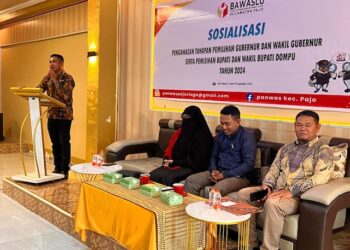 Panwascam Pajo Laksanakan Sosialisasi Pengawasan Tahapan Pilkada 2024