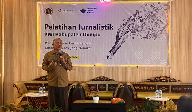 Tingkatkan Kapasitas Wartawan, PWI Dompu Didukung PT STM Gelar Pelatihan Jurnalistik