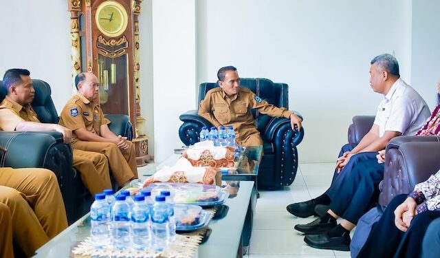 Didampingi Sekda, Wabup Dompu Terima Kunker Kepala BPK Perwakilan NTB