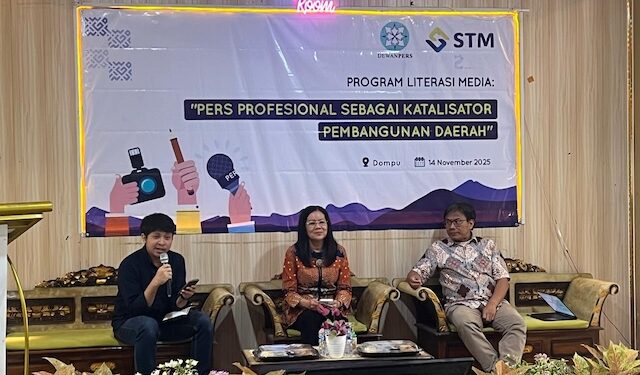 PT STM Gandeng Dewan Pers Gelar Program Literasi untuk Perkuat Profesionalisme Pers di Dompu
