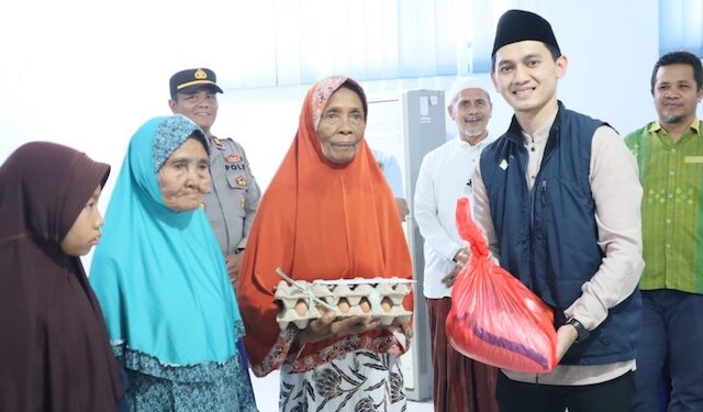 Dibackup PT STM, PWI Dompu Santuni Anak Yatim dan Kaum Dhuafa