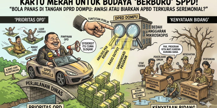 Ironi Anggaran Perjalanan Dinas Membayangi Kebijakan Efisiensi di Pemkab Dompu