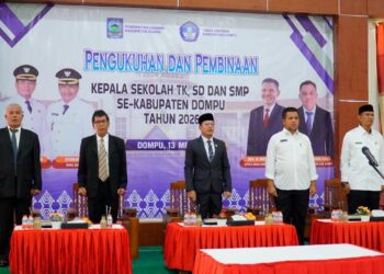 Kukuhkan 42 Kepala Sekolah, Bupati Dompu: Jabatan Ini Amanah, Bukan Hadiah