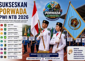 Persiapan Porwada PWI NTB 2026 Rampung 100 Persen, Gubernur Iqbal Dijadwalkan Hadir
