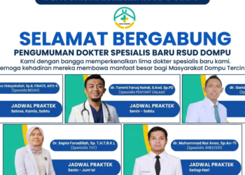RSUD Dompu Tambah Lima Dokter Spesialis